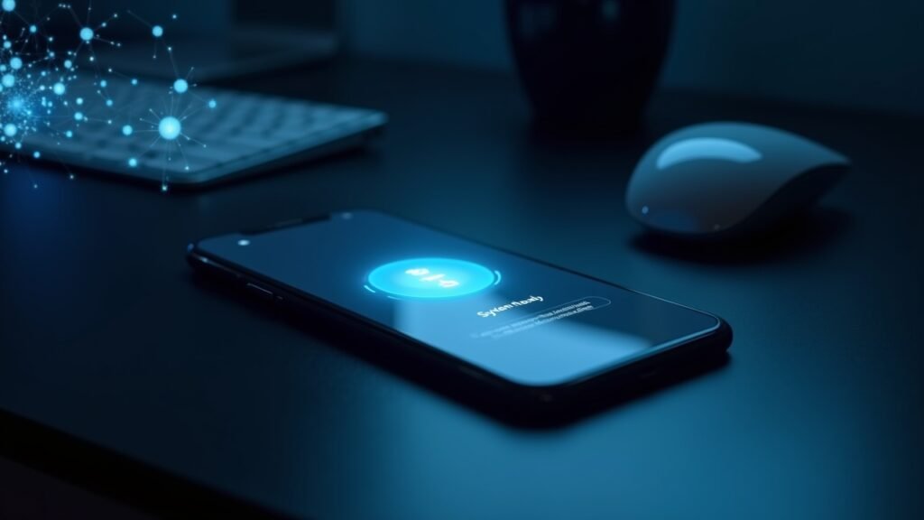 Phone booted successfully