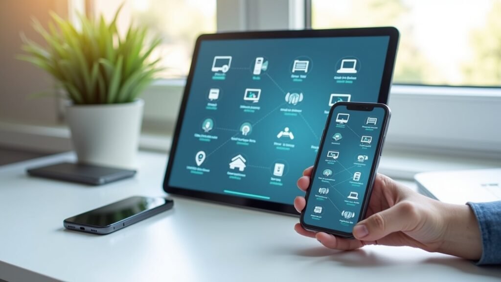 Connected devices list