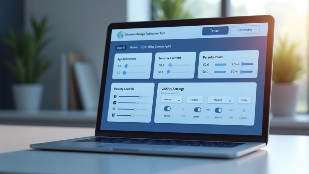 Content restrictions panel