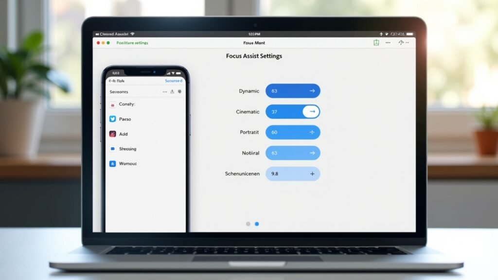 Focus Assist settings