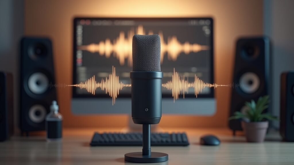Microphone test visual