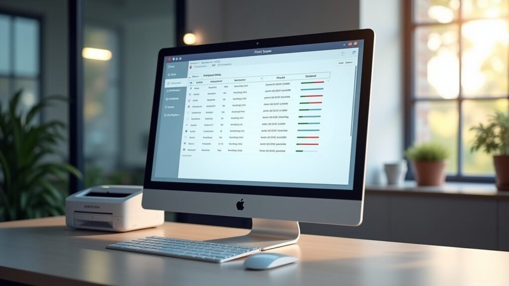 Printer queue window