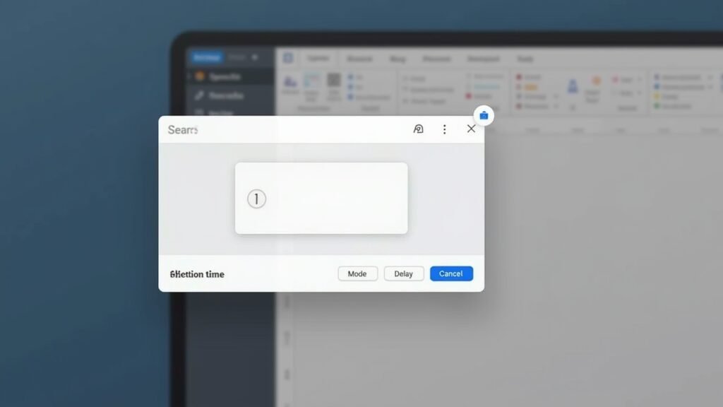 Snipping tool interface
