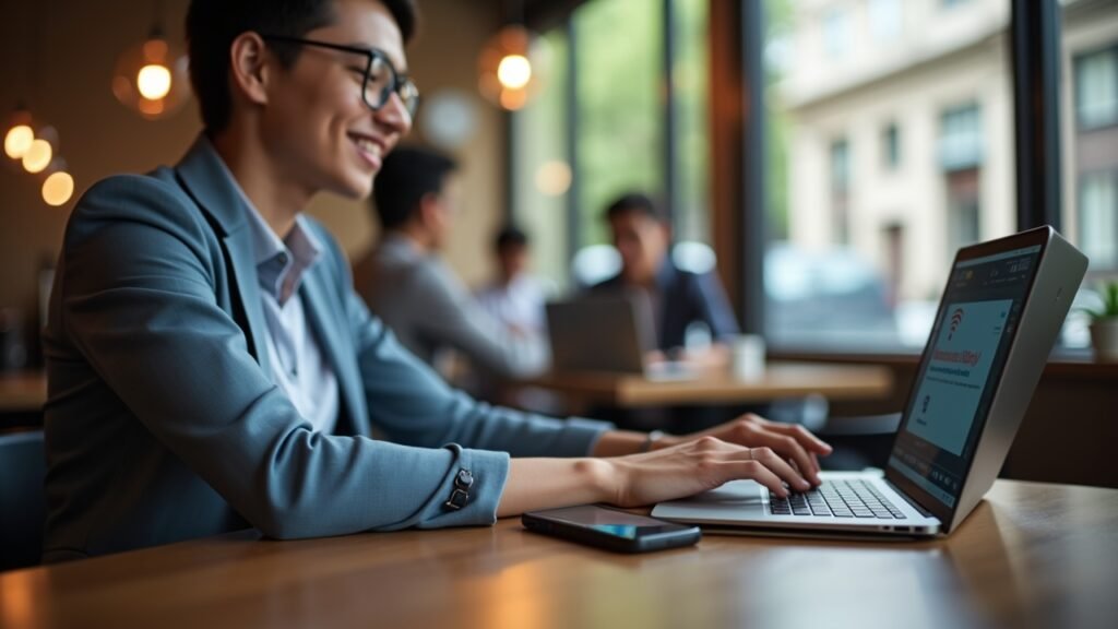 Connected to hotspot