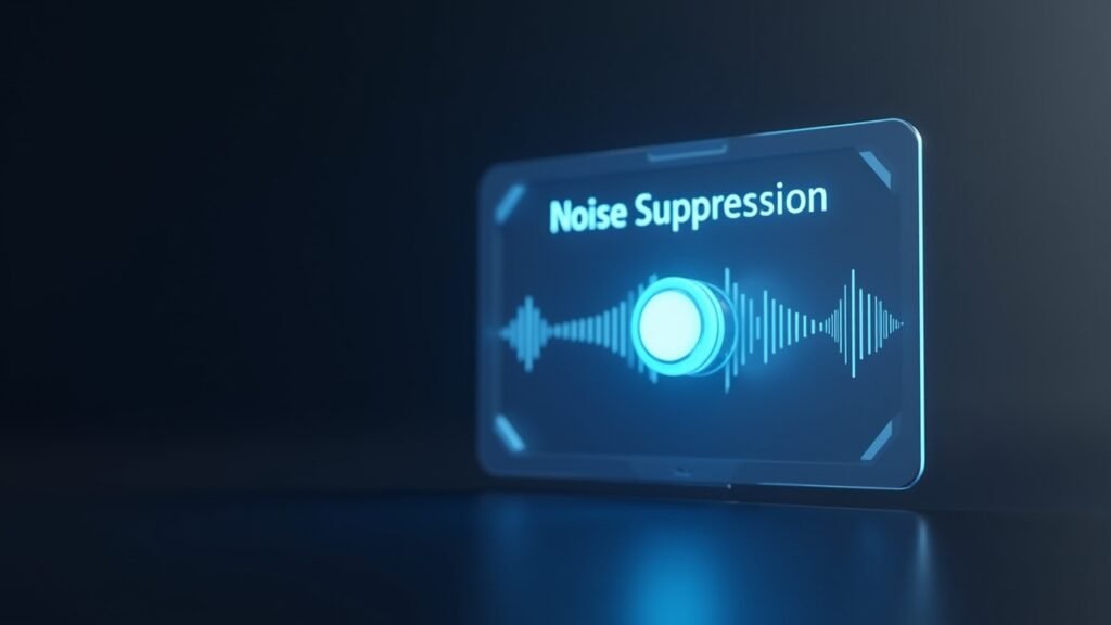 Noise suppression toggle