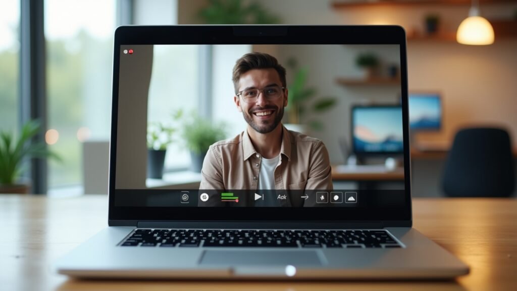 Webcam enabled visual