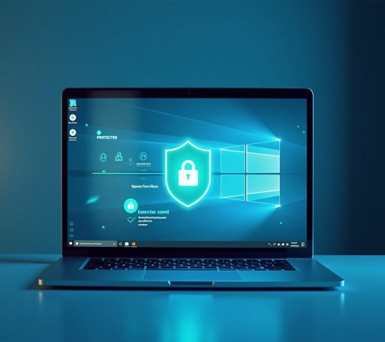 Antivirus software interface