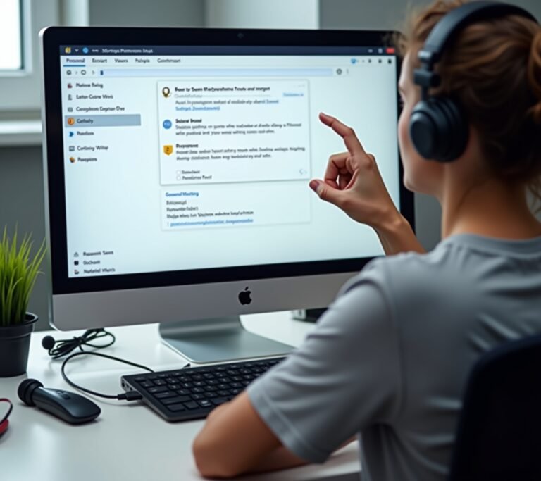 Microphone settings panel