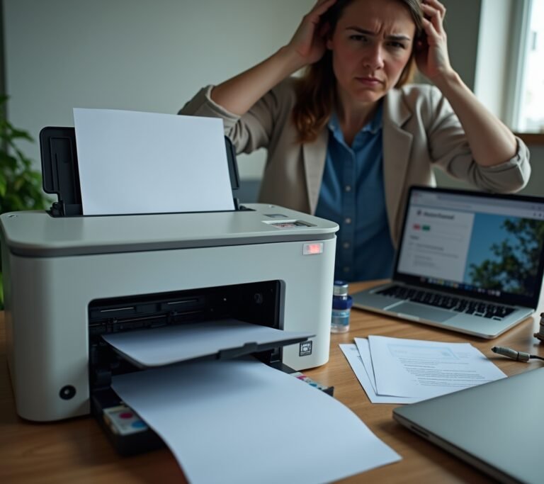 Printer error message