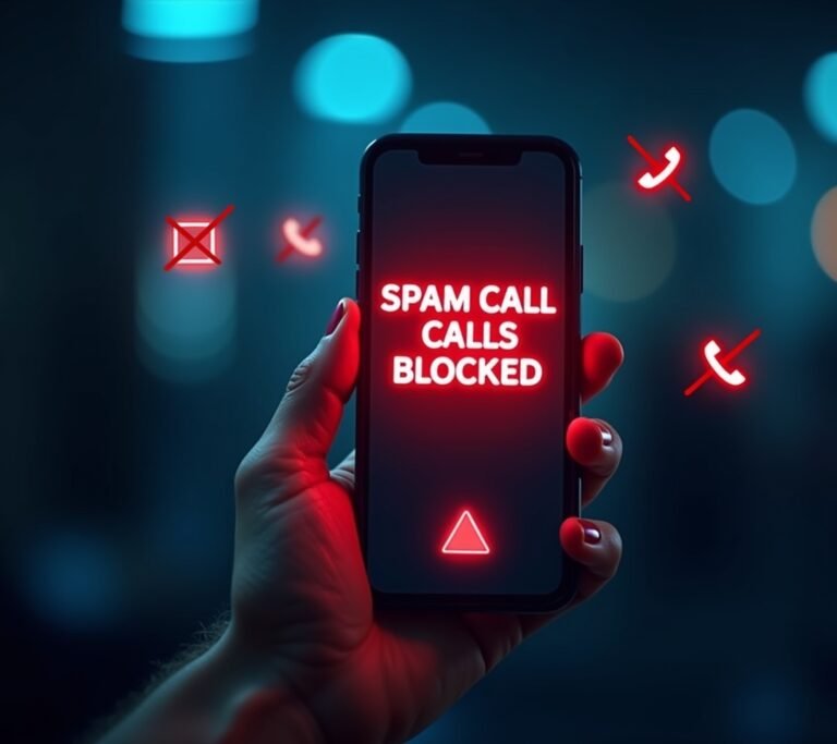 Spam call incoming screen