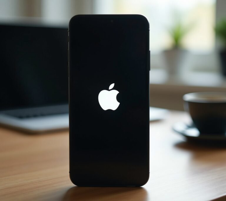 iPhone Apple logo screen