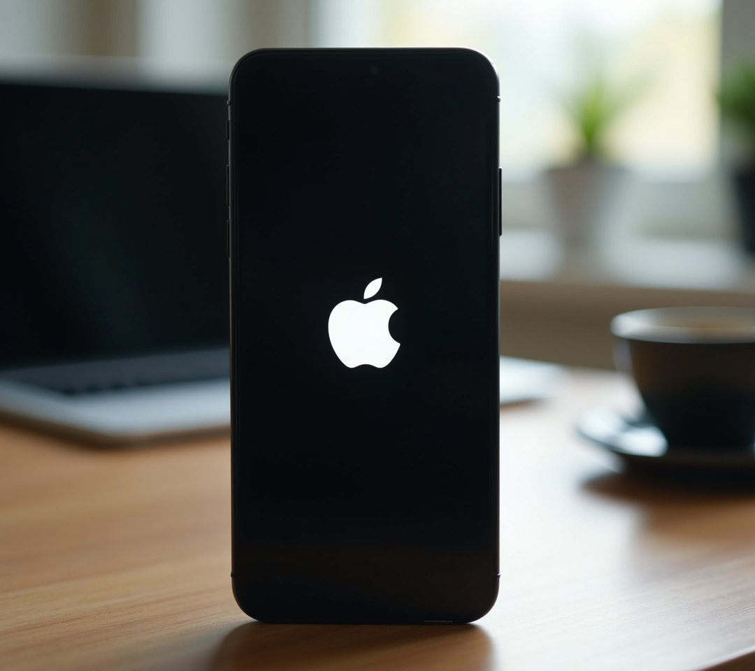 iPhone Apple logo screen