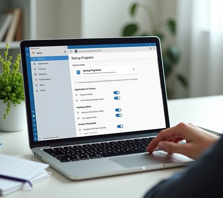 Task Manager startup tab